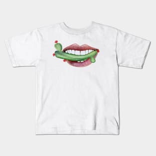 Cactus mouth Kids T-Shirt